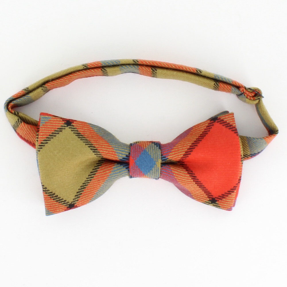 Bow Tie, Lightweight Wool Twill Tartan (Ready Tied)